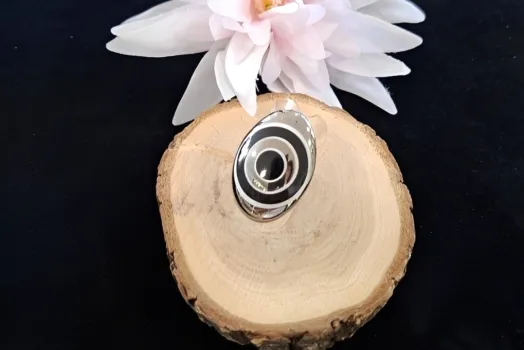 BAGUE OVALE GM PLATINE