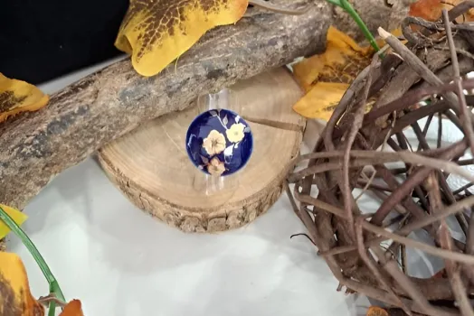 BAGUE RONDE  BLEU DE FOUR