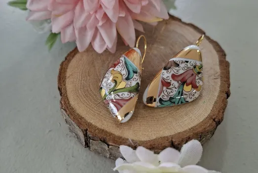 BOUCLE D'OREILLE ATOME OR