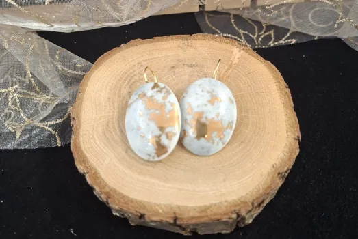 BOUCLE D'OREILLE OVALE