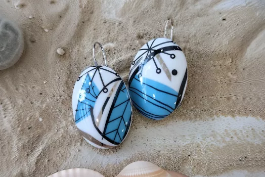 BOUCLE D'OREILLE OVALE