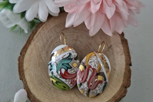 BOUCLE D'OREILLE OVALE