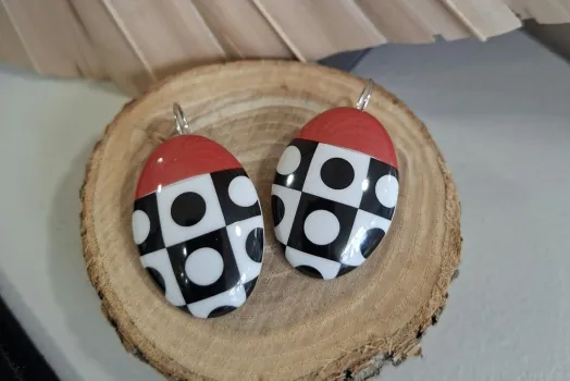 BOUCLE D'OREILLE OVALE