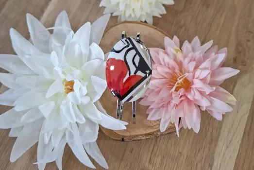 BRACELETS MANCHETTES AUDACE OVALE PLATINE