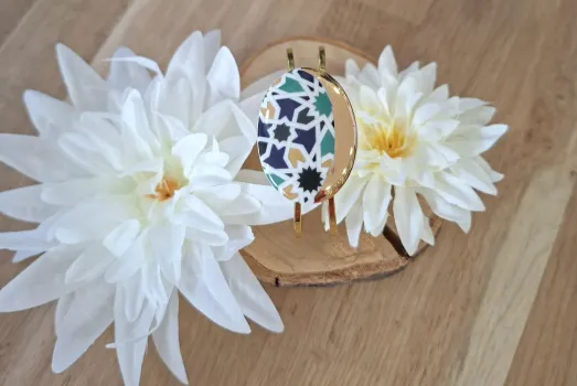 BRACELETS MANCHETTES MARACA OR