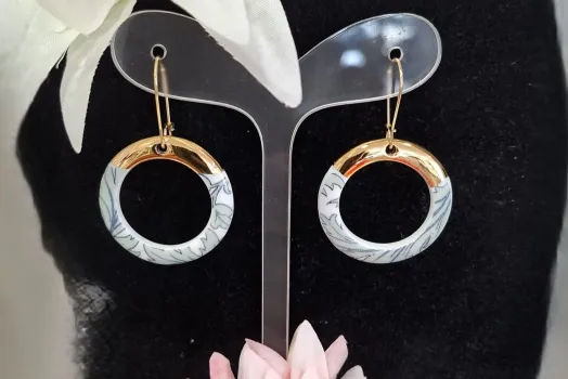 BOUCLE D'OREILLE CREOLE OR